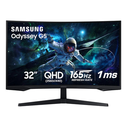 Monitor Curvo Para Juegos Qhd 32 Pulgadas 165hz Sin Respland 0.99 240 Voltios