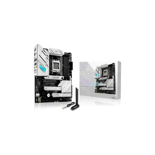 Tarjeta Madre Asus Rog Strix B650-a Gaming Wifi 6e Usb C Negro Con Blanco