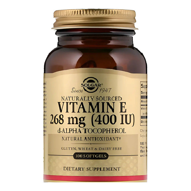 Vitamina E D-alfa 268mg 100cap Sin Sabor