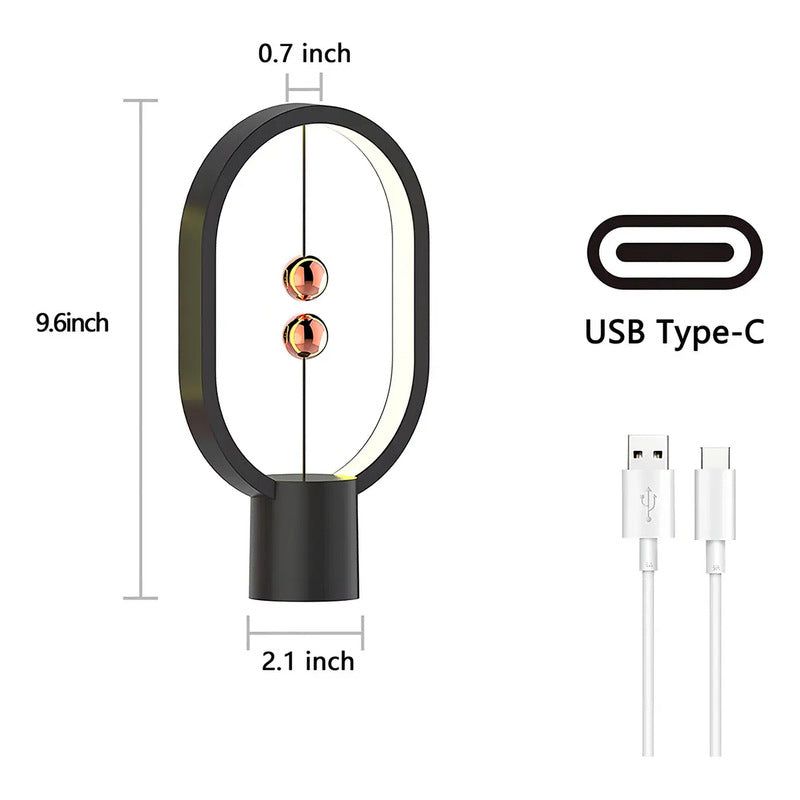 Lampara De Mesa Led Alimentada Por Usb Creativa Luz Noctur