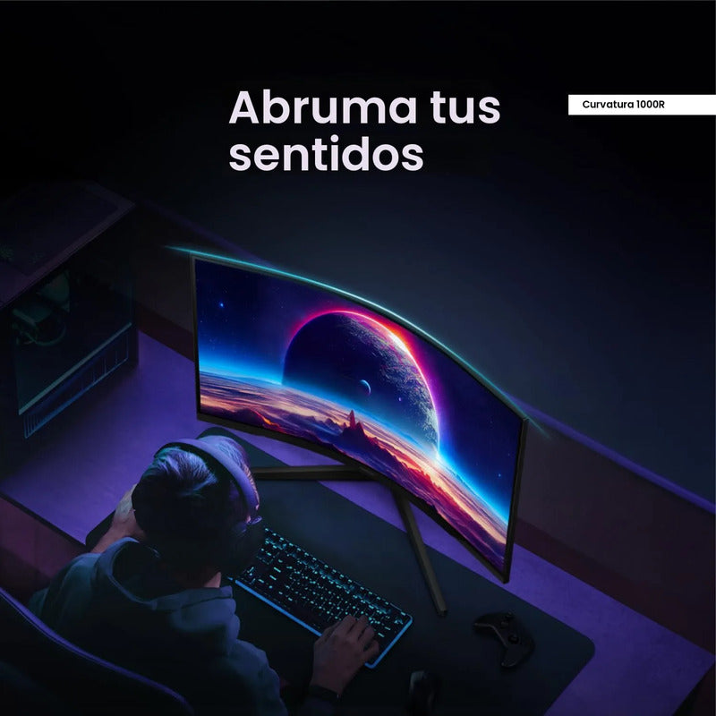 Monitor Curvo Para Juegos Qhd 32 Pulgadas 165hz Sin Respland 0.99 240 Voltios