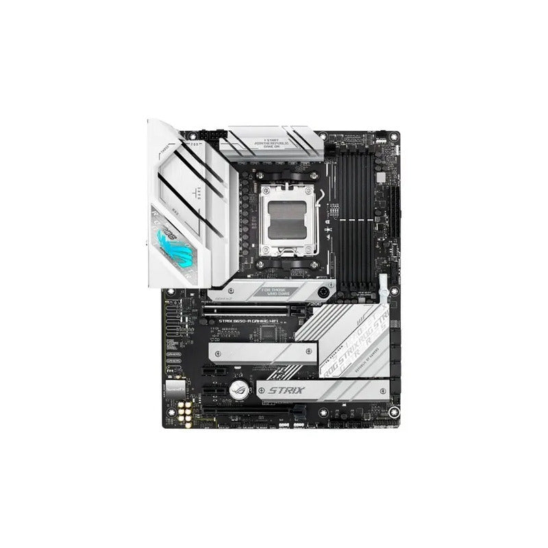 Tarjeta Madre Asus Rog Strix B650-a Gaming Wifi 6e Usb C Negro Con Blanco