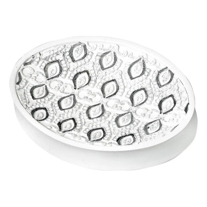 Popular Bath Jabón Plato Mónaco, Blanco