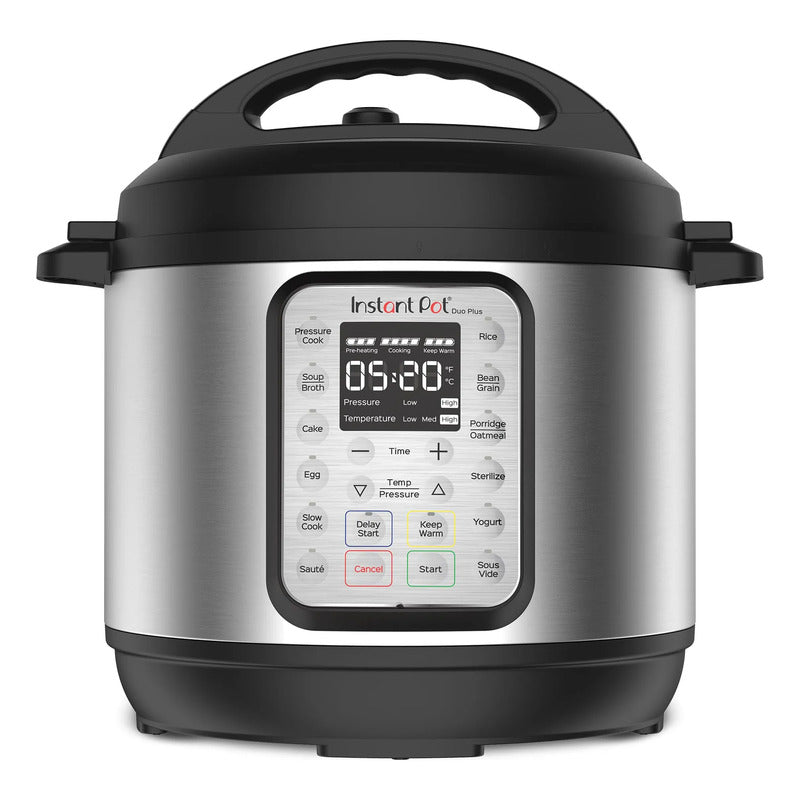 Olla De Presión Multifuncional 6 Qt 9 En 1 Con 15 Opciones A Acero Inoxidable Plus 1000 Vatios Frecuencia