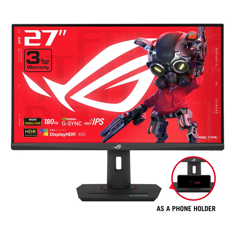 Monitor De Juegos 27 Pulgadas Qhd 180hz 1ms Hdr Usb-c Ips 133.0 Voltaje