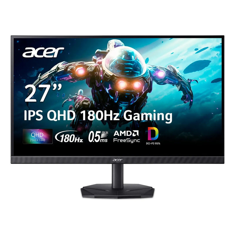 Monitor De Juegos 27 Pulgadas Qhd 2560x1440 180hz Hdr 10 Sí Voltaje
