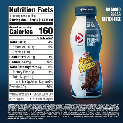 Dymatize Shake Protein Cocoa Pebbles 12 Pzas Cocoa Pebbles Cocoa Pebbles