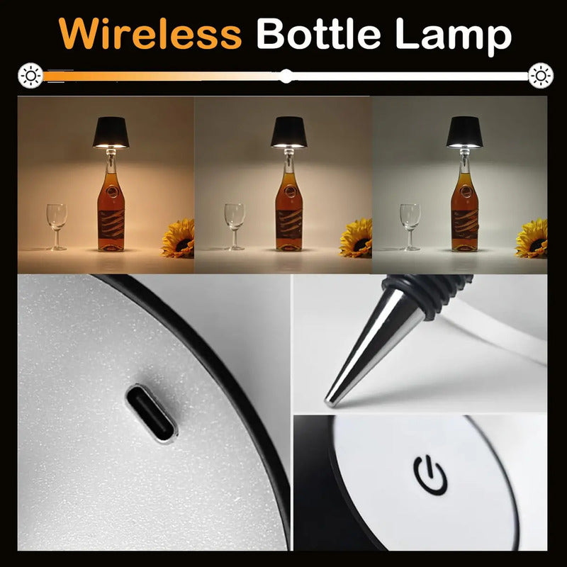 Desniltol Lámpara Led Para Botella De Vino  Nueva Lámp.