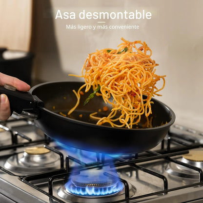 Juego De Utensilios De Cocina 21 Piezas Cerámica Antiadheren Negro