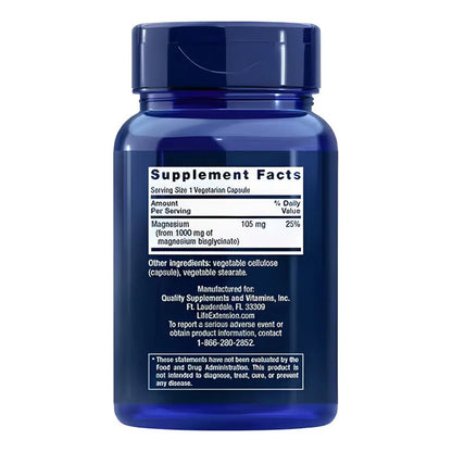 Magnesium Glycinate 1000mg X 90 - Unidad A $2090 Sin Sabor