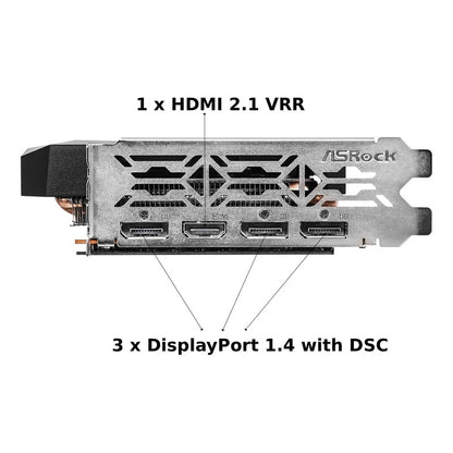 Tarjeta Gráfica Amd Radeon Rx 7600 8 Gb Gddr6 Hdmi Displaypo