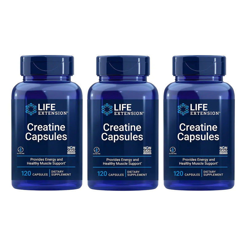 3 Creatine Capsules X 120 - Uni - Unidad A $110833 Sin Sabor