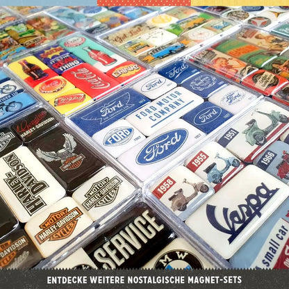 Nostalgic-art Imanes De Nevera Estilo Retro, Mediterráneo,. Diseño Antiguo