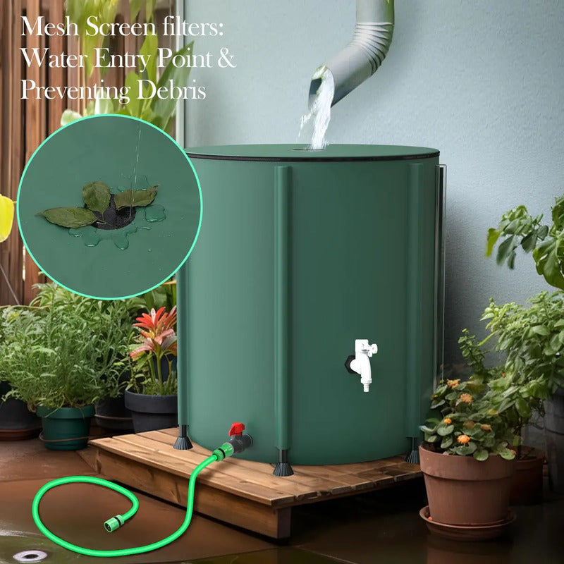 Skm Sistema De Recolección De Agua De Barril De Lluvia Ple.