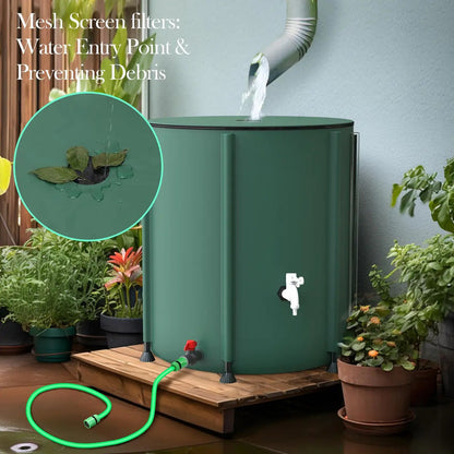 Skm Sistema De Recolección De Agua De Barril De Lluvia Ple.