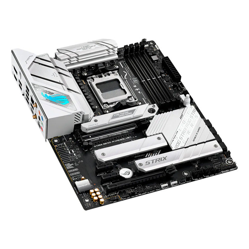 Tarjeta Madre Asus Rog Strix B650-a Gaming Wifi 6e Usb C Negro Con Blanco