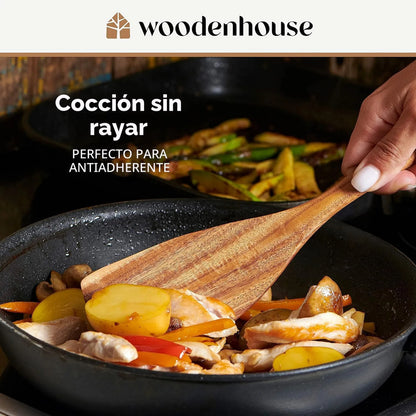 Cuchara De Madera 10 Piezas Juego Utensilios De Cocina Resis Madera De Teca