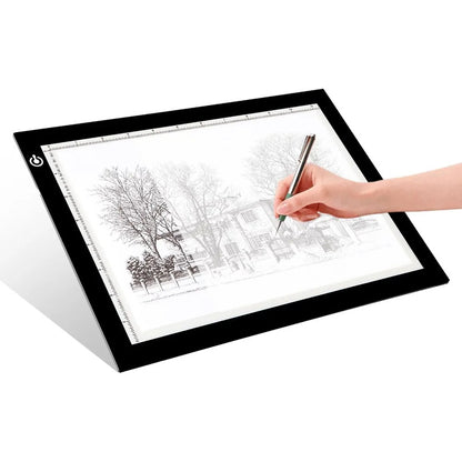 Caja De Luz Led A4 Portátil Para Dibujo Y Transferencias