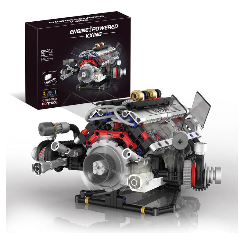 Kaiyu K96212 V6 Motor Mecánico 664 Piezas 664