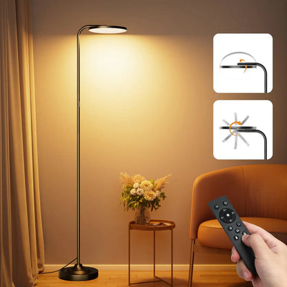 Sibrille Lámpara De Pie Led De 36 W, Lámpara De Pie Súpe