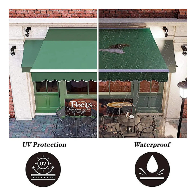 Cubierta Superior Retráctil Para Toldos, Toldo Impermeable. A