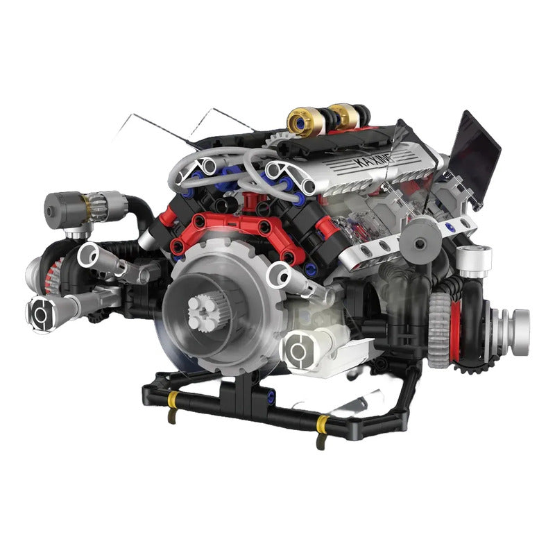 Kaiyu K96212 V6 Motor Mecánico 664 Piezas 664