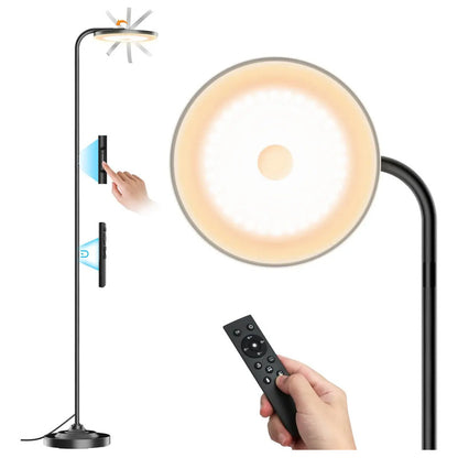 Sibrille Lámpara De Pie Led De 36 W, Lámpara De Pie Súpe