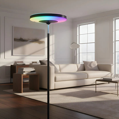 Lámpara De Pie Keepsmile Rgb Con Iluminación Doble Y Control Por App Verde Oscuro
