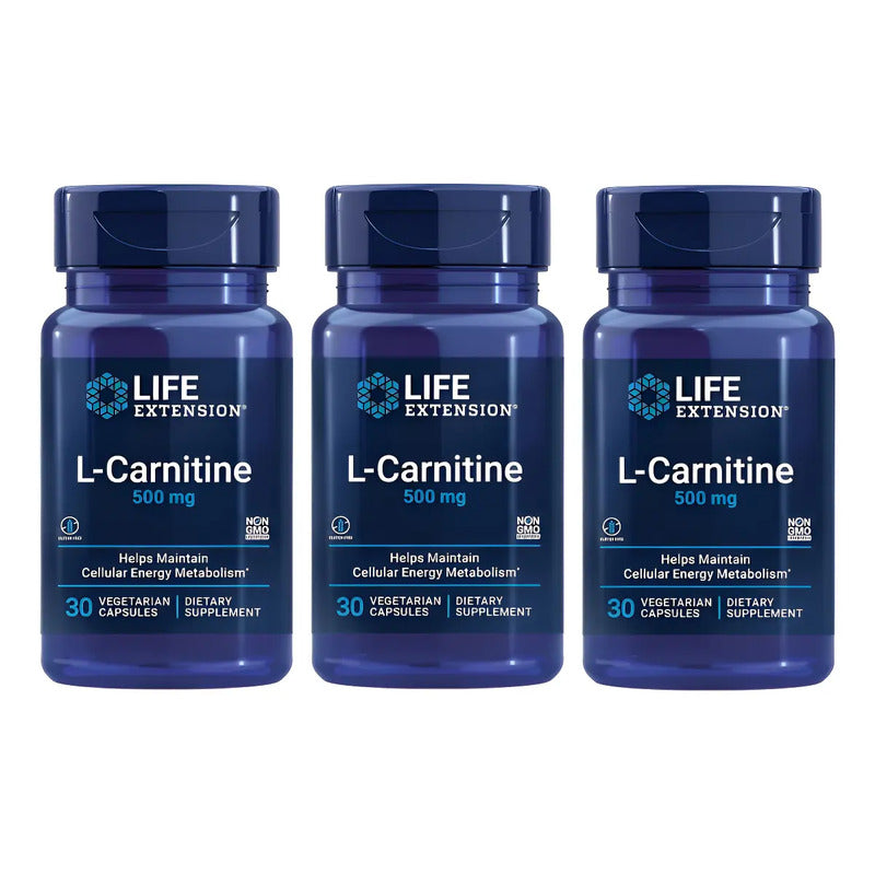3 L-carnitine 500 Mg X 30 Caps - Unidad A $114000 Sin Sabor