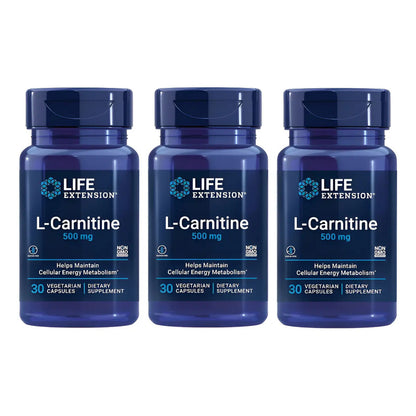 3 L-carnitine 500 Mg X 30 Caps - Unidad A $114000 Sin Sabor