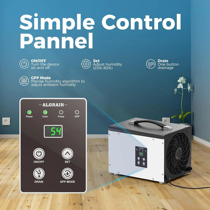 Deshumidificador Alorair Hd35p 70 Pintas Envió Rápido Blanco 110v