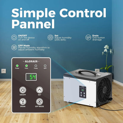 Deshumidificador Alorair Hd35p 70 Pintas Envió Rápido Blanco 110v