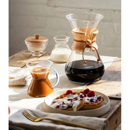 Cafetera De Vidrio Para Verter 8 Tazas Manual Fácil De Usar Transparente