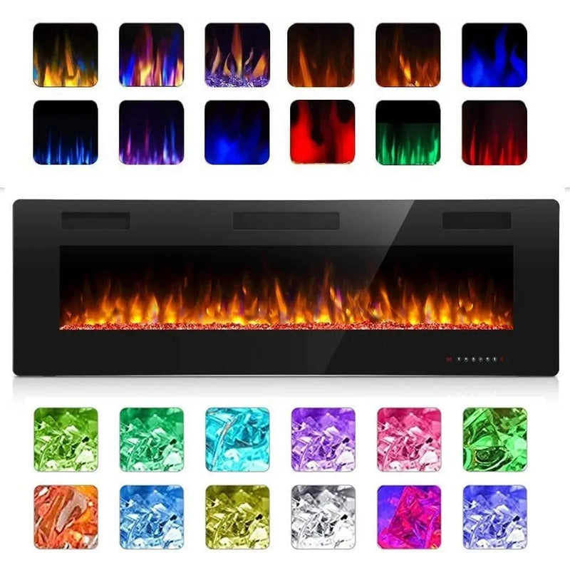Antarctic Star Chimenea Eléctrica De 50 Pulgadas Empotrada E No Aplica 110v