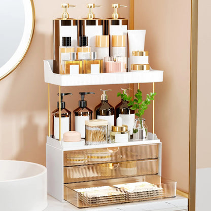 Organizador De Maquillaje 3 Cajones 5 Niveles Para Baño Ámbar