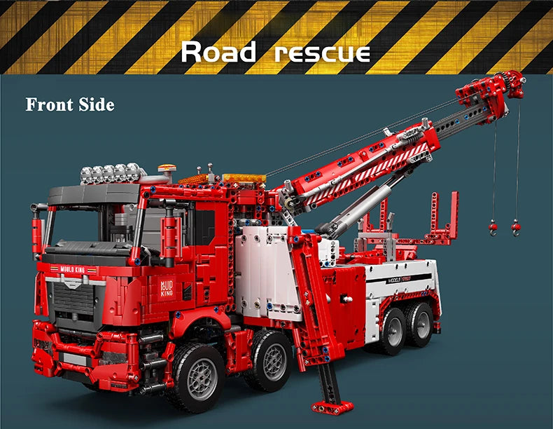 Detalle Mould King 17027 / 17028 - Vehículo de Bomberos Electrónico RC (4883 Piezas)