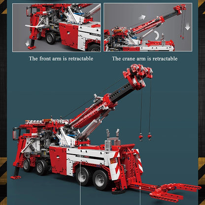 Detalle Mould King 17027 / 17028 - Vehículo de Bomberos Electrónico RC (4883 Piezas)