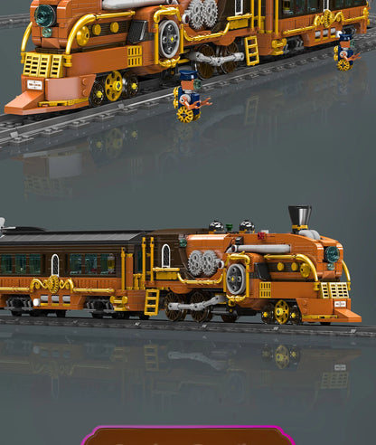 Mould King 12046 - Mould King 12046 - Tren Eléctrico Steampunk de Ciudad (1954  - detalle 8