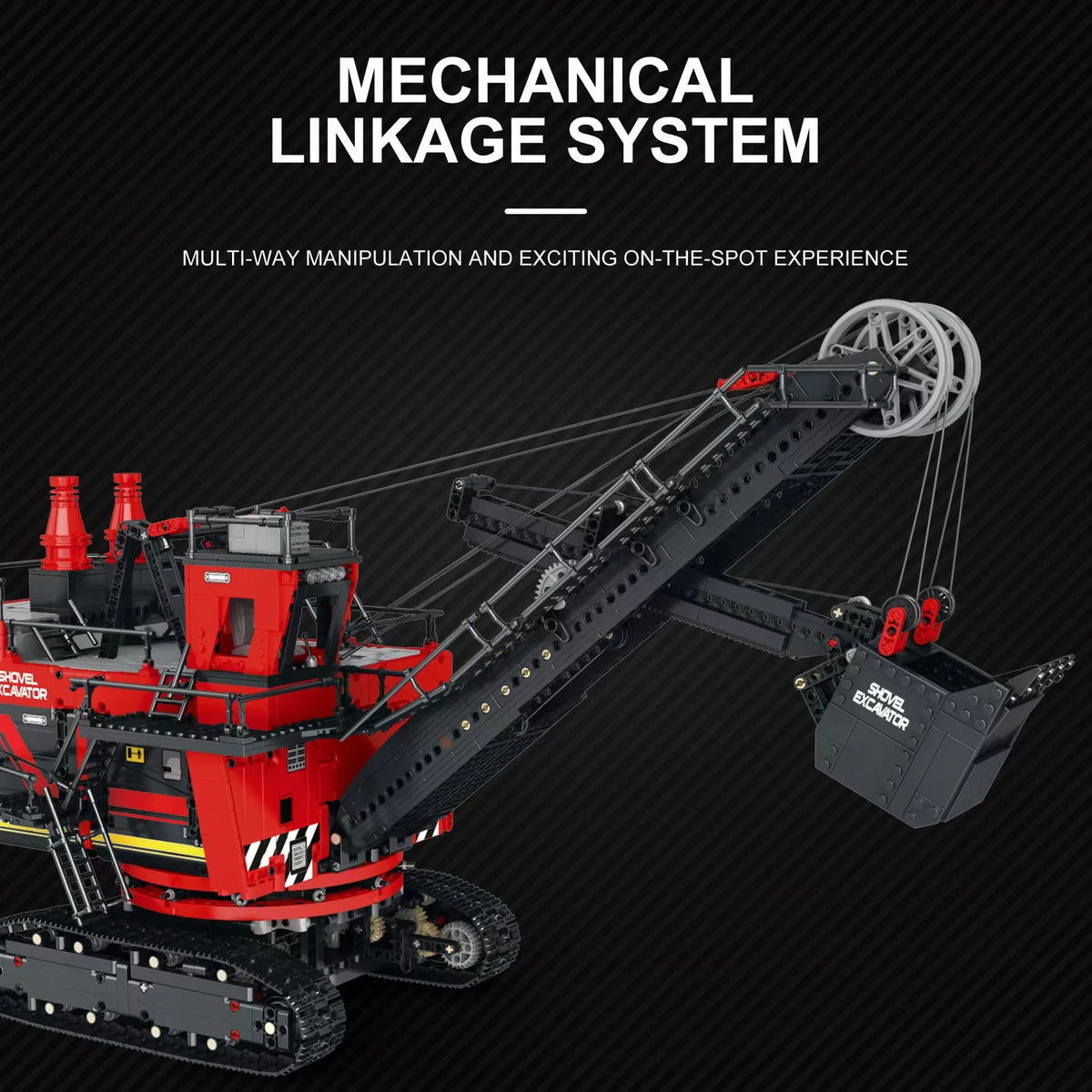 Reobrix 22014 - Excavadora Motorizada RC de Alta Tecnología (2968 Piezas) - detalle 2