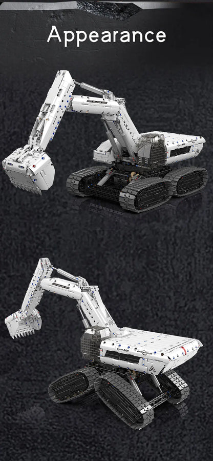 Mould King 17079 - Excavadora de Ingeniería Motorizada Escala 1:8 (3195 Piezas)