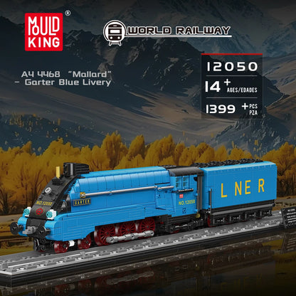 Mould King 12050 - Mould King 12050 - Locomotora A4 Mallard Azul U468 (1399 Pie - detalle 6