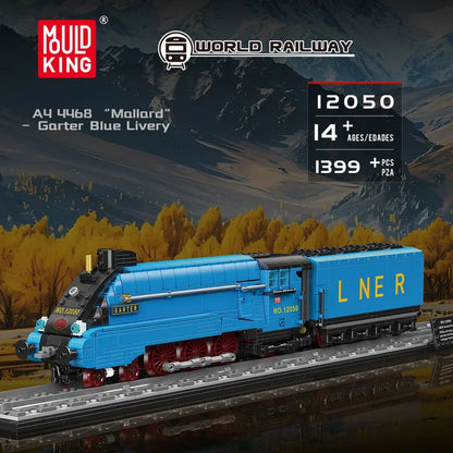 Mould King 12050 - Mould King 12050 - Locomotora A4 Mallard Azul U468 (1399 Pie - detalle 1