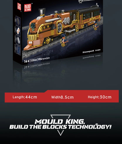Mould King 12046 - Mould King 12046 - Tren Eléctrico Steampunk de Ciudad (1954  - detalle 13