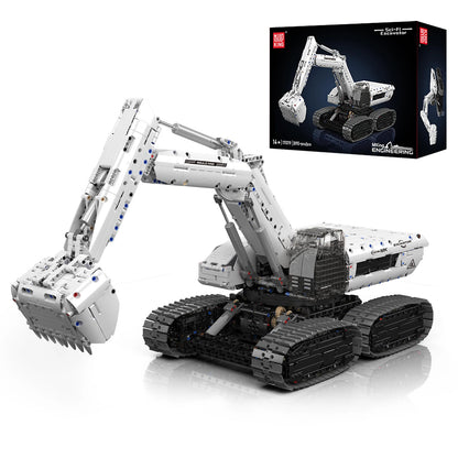 Mould King 17079 - Excavadora de Ingeniería Motorizada Escala 1:8 (3195 Piezas)