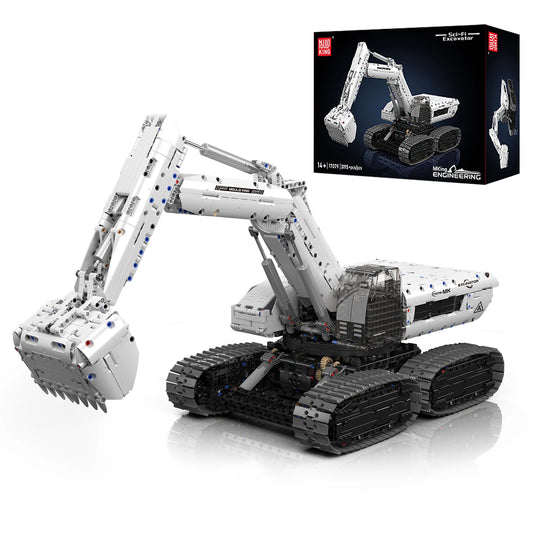Mould King 17079 - Excavadora de Ingeniería Motorizada Escala 1:8 (3195 Piezas)