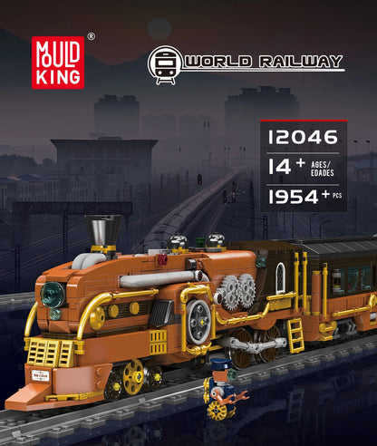 Mould King 12046 - Mould King 12046 - Tren Eléctrico Steampunk de Ciudad (1954  - detalle 6