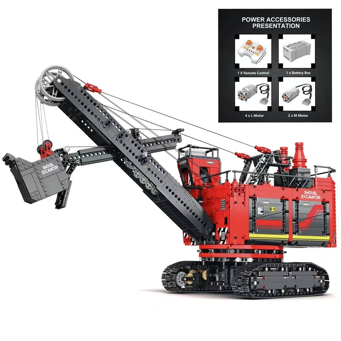 Reobrix 22014 - Excavadora Motorizada RC de Alta Tecnología (2968 Piezas) - detalle 5