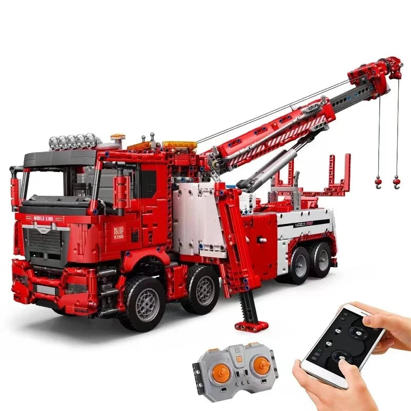 Mould King 17027 / 17028 - Vehículo de Bomberos Electrónico RC (4883 Piezas)