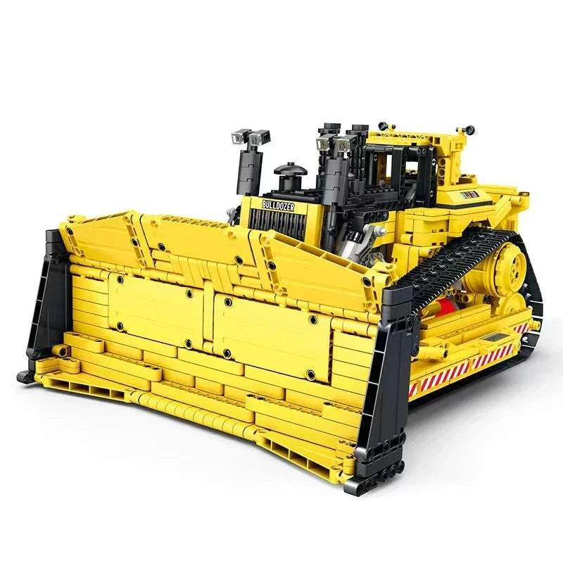 Reobrix 22001 - Camión Grúa Bulldozer D11 de Ingeniería Mecánica RC (1988 Piezas)