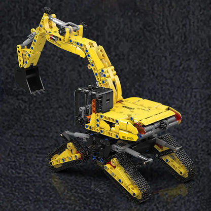 Mould King 17076 - Excavadora Motorizada Rastreada (840 Piezas)